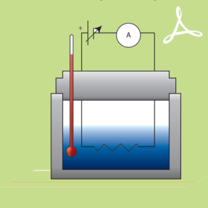 Prise de température de l'eau avec thermomètre