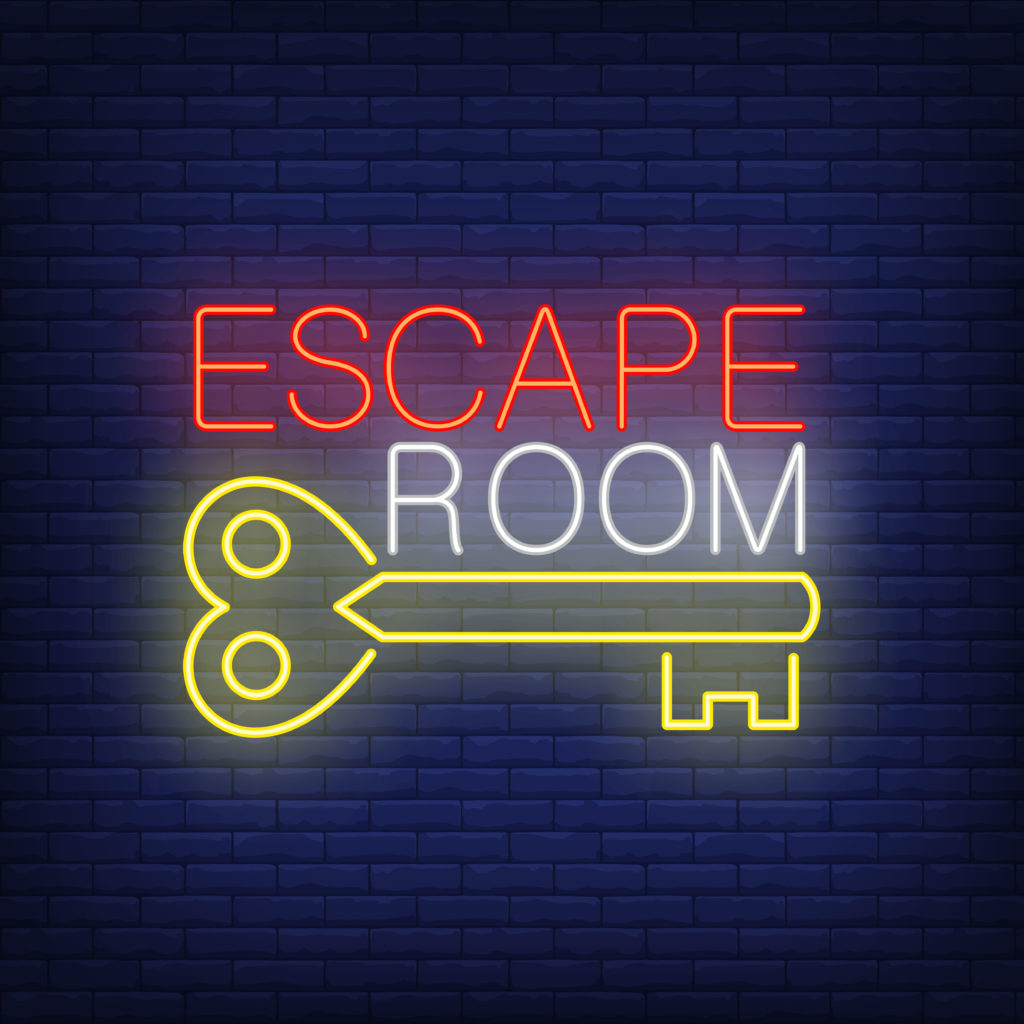 Néons "Escape Room"
